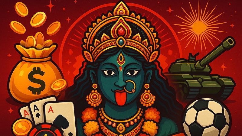 লাইভ ডিলার একটি ক্যাসিনো টেবিলে কার্ড বিতরণ করছেন